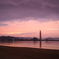 唐津湾の夕暮れ