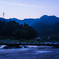 山の夕暮れ時