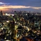 都心の夕暮れ