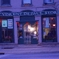 Small store in twilight