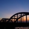 夕暮れの丸子橋
