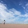 空に向かって
