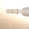 夕暮れの湖
