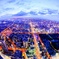 ハルカスより　大阪夕景