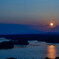 リアス式海岸　夕景