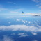 에어부산에서 보이는 경치(飛行機から見える景色)