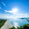 Calm blue sea
