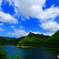 中野ダム湖面