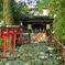 貴船神社にて