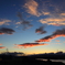 晩夏の夕空