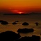九十九島に沈む夕陽