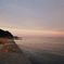 夕方の蓑島海岸から