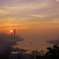 香港で日没