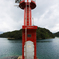 亀山島のタイル灯台