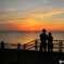 海と夕日