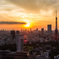 東京タワー周辺を一望