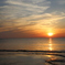 海と夕焼け①