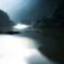 深山の湖