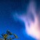 渓谷の雲はオーロラのように