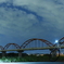 夜の水管橋