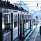 at the platform