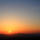 夕暮れ時のやまなみ