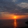 土肥温泉夕日