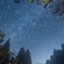 立雲峡の夜
