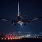 伊丹空港　千里川　夜景