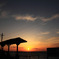 The beautiful sunset of Shimonada