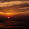 石川松任の夕焼け