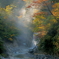 姥ヶ滝の秋景色