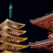 浅草寺ライトアップ