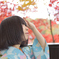 紅葉ポートレート
