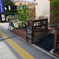 カフェの店先