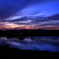 蒼く染まる夕方
