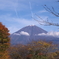 田貫湖紅葉と富士山