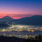 高ボッチの夜明け　夜景ver.