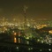 雨にけむる水島コンビナート