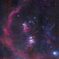 オリオン座三ツ星付近