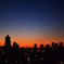 都会の夜明け