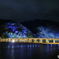 「京都・嵐山花灯路2015」ポスターを真似る