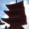temple with blue sky