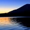 精進湖 揺らぐ富士