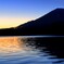 精進湖 揺らぐ富士
