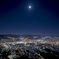 月と長崎夜景