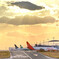 Dusk Airport