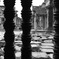 angkor wat - monochrome