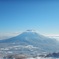 北海道、羊蹄山を望む