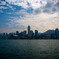 Beautiful view in peak Hong Kong